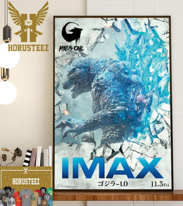 Official Japanese IMAX Poster For Godzilla Minus One Home Decor Poster Canvas