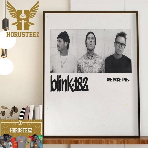 Official Poster For Album Cover Of blink-182 One More Time Home Decor Poster Canvas