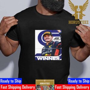 Official Poster For Max Verstappen Is The Winner F1 Sprint Unisex T-Shirt