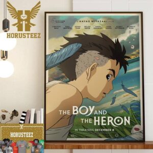 Official Poster The Boy And The Heron From Hayao Miyazaki And Studio Ghibli Home Decor Poster Canvas