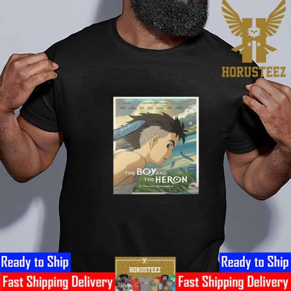 Official Poster The Boy And The Heron From Hayao Miyazaki And Studio Ghibli Unisex T-Shirt