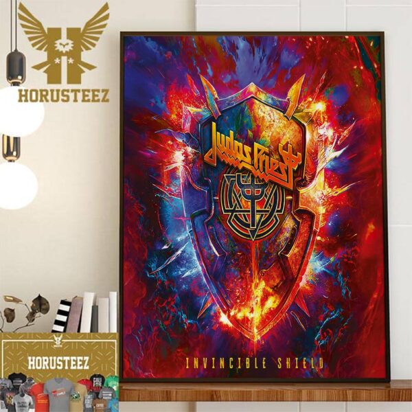 Panic Attack Judas Priest Invincible Shield Home Decor Poster Canvas