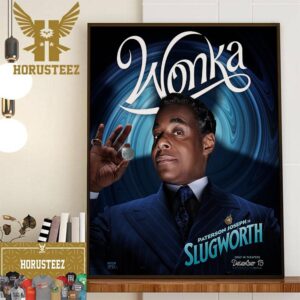Paterson Joseph as Arthur Slugworth in Wonka Movie Home Decor Poster Canvas