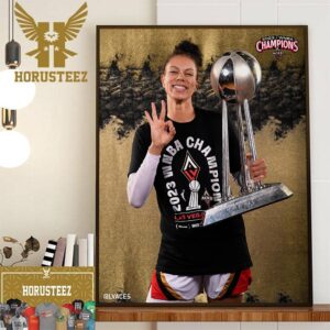 Raise The Stakes Las Vegas Aces x Alysha Clark 2023 WNBA Champions Home Decor Poster Canvas