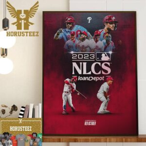Red October Philadelphia Phillies Onto The 2023 NLCS Home Decor Poster Canvas