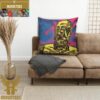 Star Wars C-3PO Pop Art In Colorful Background Pillow