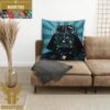 Star Wars Darth Vader Pop Art In Blue And Red Decorative Pillow