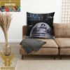 Star Wars Paiting Damaged Boba Fett Helmet Pillow