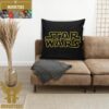 Star Wars Sporty Stormtrooper Hip-Hop With Adidas Track Suit In Black Background Pillow