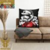 Star Wars Signature Big Yellow Logo In The Galaxy Background Decorative Pillow