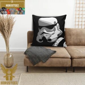 Star Wars Stormtrooper Paiting Artwork In Black Background Decorative Pillow