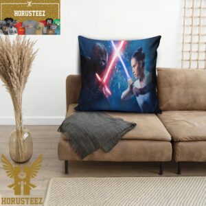 Star Wars The Rise Of Skywalker Kylo Ren Vs Rey Decorative Pillow