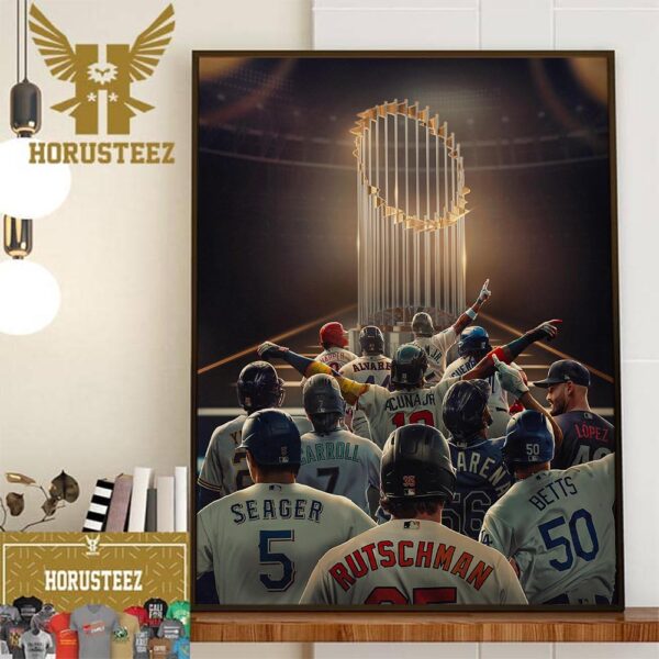 The 12 Teams Enter MLB Postseason World Series 2023 Home Decor Poster Canvas