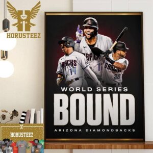 The Arizona Diamondbacks Are Heading Back To The World Series For The First Time Since 2001 Home Decor Poster Canvas