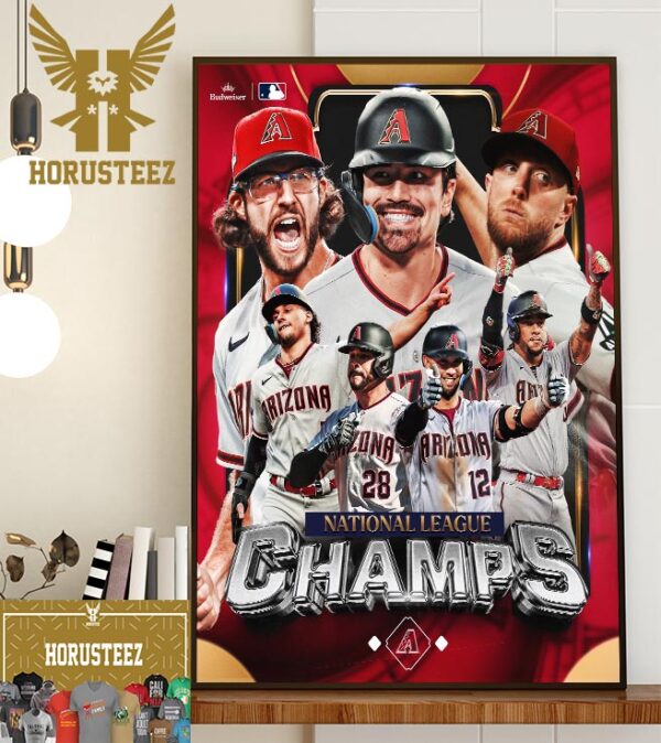 The Arizona Diamondbacks Are National Champions And Headed To The MLB World Series Home Decor Poster Canvas