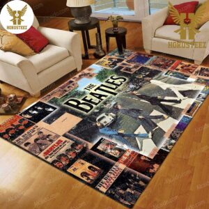 The Beatles English Rock Band Album Covers Abbey Road Family Gifts Luxury Brand Carpet Rug Living Room Home Decor