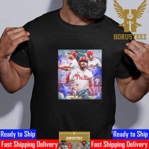 The First-Pitch Home Run at MLB Postseason For Kyle Schwarber Philadelphia Phillies Unisex T-Shirt