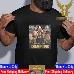 The Las Vegas Aces Repeat As Champions 2022 2023 The First Repeat Champions Since The Los Angeles Sparks In 2001 And 2002 Unisex T-Shirt