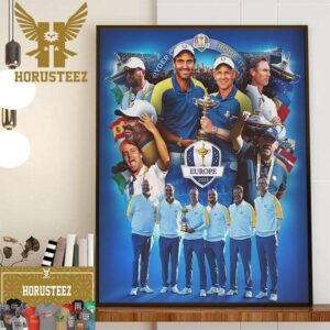 Vice Captains Of Team Europe At Ryder Cup 2023 Home Decor Poster Canvas