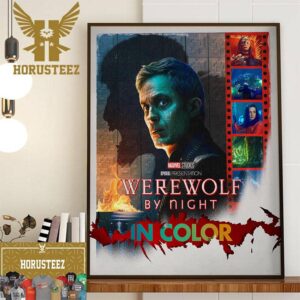 Werewolf By Night in Color Official Poster Home Decor Poster Canvas