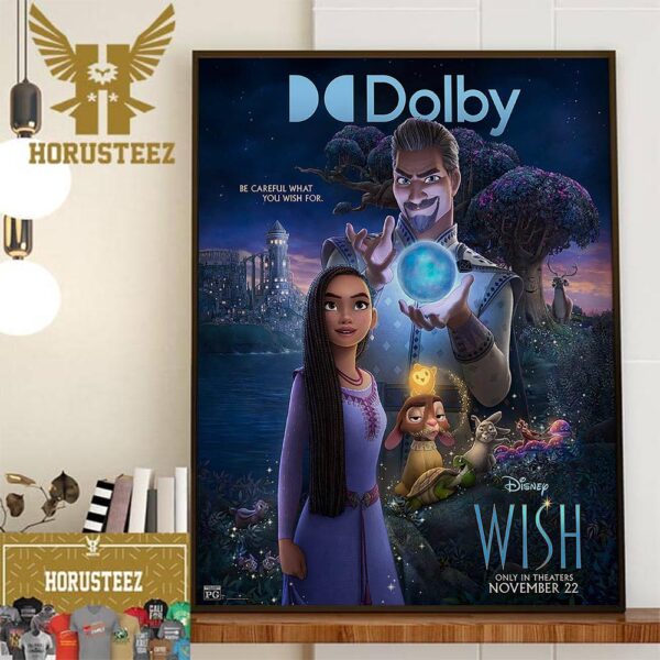 Wish 2023 Dolby Cinema Official Poster Home Decor Poster Canvas