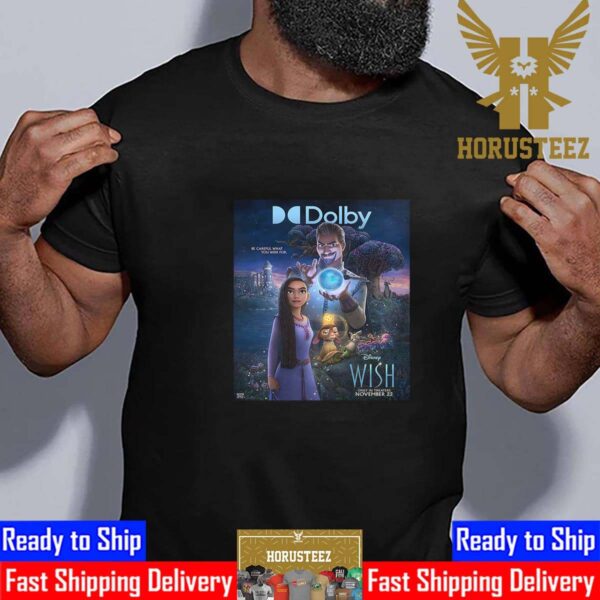 Wish 2023 Dolby Cinema Official Poster Unisex T-Shirt