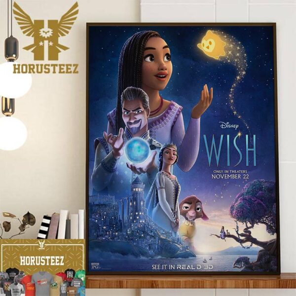 Wish 2023 RealD 3D Official Poster Home Decor Poster Canvas