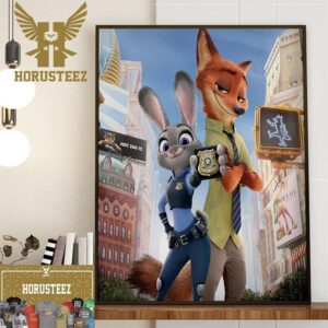 Zootopia 2 Official Poster Home Decor Poster Canvas