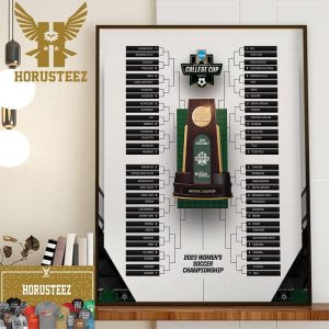 2023 NCAA Womens Soccer College Cup Championship The Bracket at Cary NC Home Decor Poster Canvas