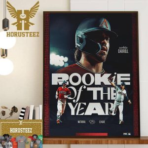 2023 NL Rookie Of The Year Winner Is Corbin Carroll Home Decor Poster Canvas