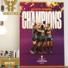 Congrats NJ NY Gotham FC Are Winners Of The 2023 National Womens Soccer League Champions Home Decor Poster Canvas