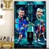 Congrats Novak Djokovic Is The 2023 Rolex Paris Masters Winner For The 7-Time Champion Home Decor Poster Canvas