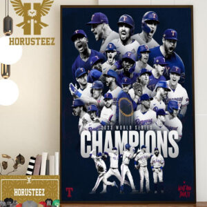 2023 World Series Champions Are The Texas Rangers Home Decor Poster Canvas