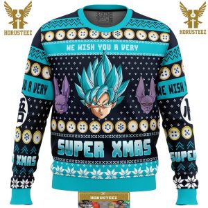 A Very Saiyan Christmas Dragon Ball Z Gifts For Family Christmas Holiday Ugly Sweater