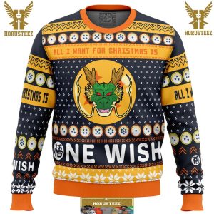 A Very Shenron Christmas Dragon Ball Z Gifts For Family Christmas Holiday Ugly Sweater