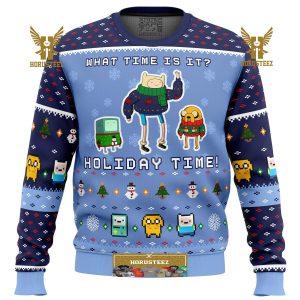 Adventure Time Christmas Time Gifts For Family Christmas Holiday Ugly Sweater