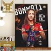 Aitana Bonmati Has Won The 2023 Womens Ballon dOr Home Decor Poster Canvas