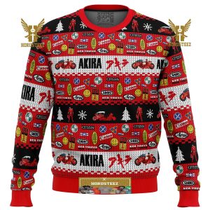 Akira Bike Decals Gifts For Family Christmas Holiday Ugly Sweater