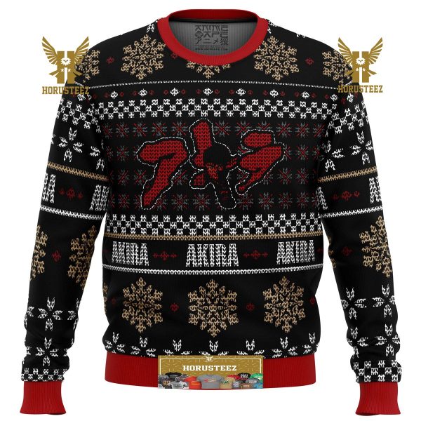 Akira Kanji Name Gifts For Family Christmas Holiday Ugly Sweater