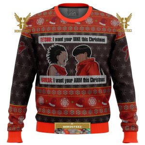 Akira Tetsou Shima And Shotaro Kaneda Gifts For Family Christmas Holiday Ugly Sweater