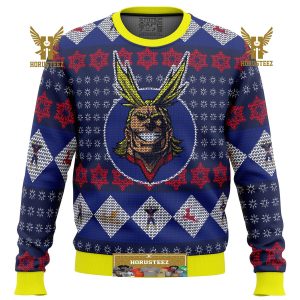 All Might My Hero Academia Gifts For Family Christmas Holiday Ugly Sweater