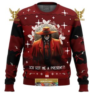 Alucard Hellsing Gifts For Family Christmas Holiday Ugly Sweater