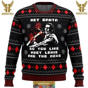American Santa American Psycho Gifts For Family Christmas Holiday Ugly Sweater