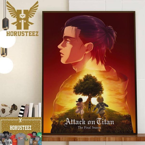 Attack On Titan The Final Season Poster Home Decor Poster Canvas