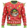 Baby Yoda Cute Mandalorian Star Wars Gifts For Family Christmas Holiday Ugly Sweater