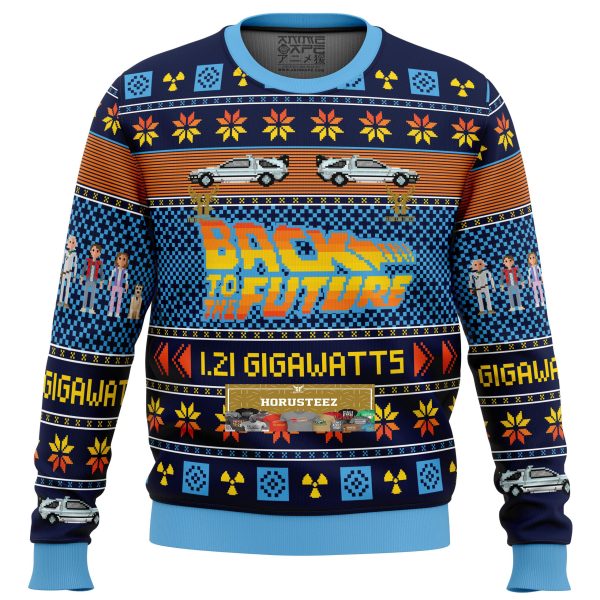 Back To The Future Gifts For Family Christmas Holiday Ugly Sweater
