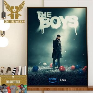 Billy Butcher In The Boys Season 4 Official Poster Home Decor Poster Canvas