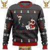 Black Clover Bulls Gifts For Family Christmas Holiday Ugly Sweater