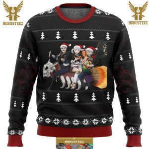 Black Clover Holiday Gifts For Family Christmas Holiday Ugly Sweater