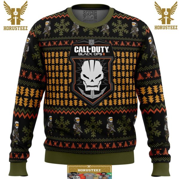 Black Ops 2 Call Of Duty Gifts For Family Christmas Holiday Ugly Sweater
